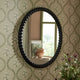 Bobbin Round Wall Mirror - Black - DUSK