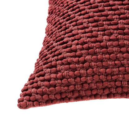 Bobble Loop Cushion Cover - Rust - DUSK