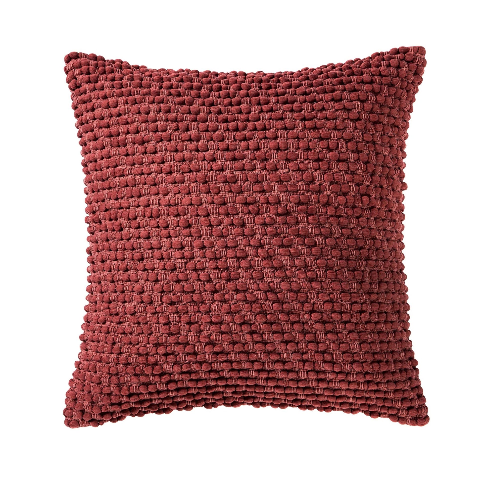 Bobble Loop Cushion Cover - Rust - DUSK