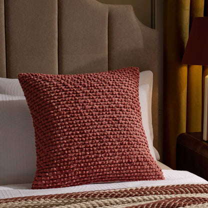 Bobble Loop Cushion Cover - Rust - DUSK