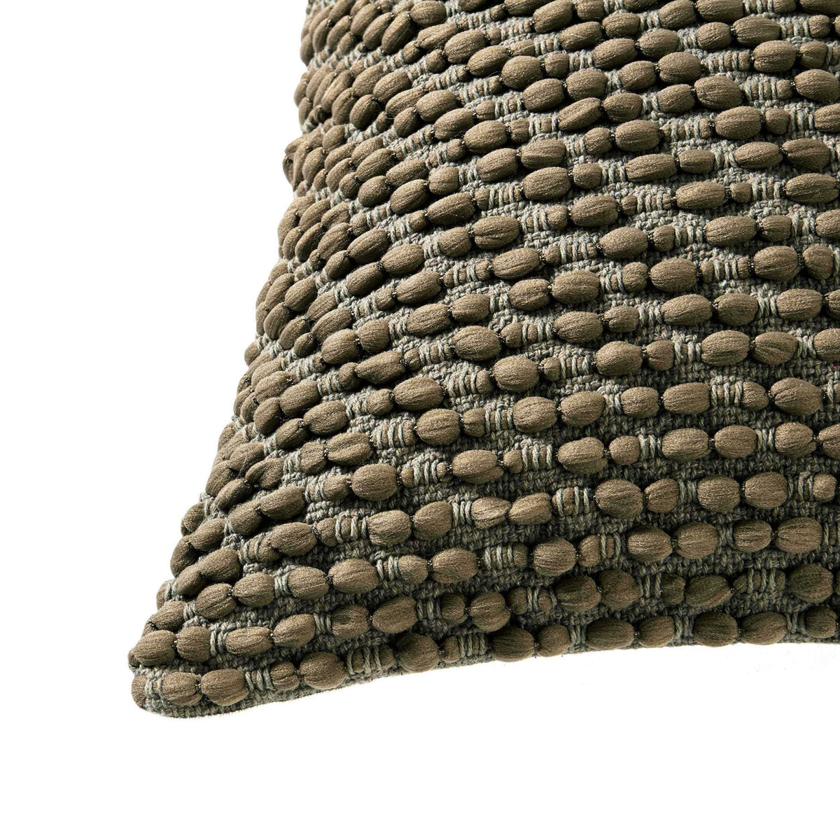 Bobble Loop Sofa Cushion Cover - Dark Green - DUSK
