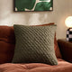 Bobble Loop Sofa Cushion Cover - Dark Green - DUSK