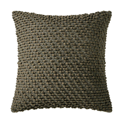 Bobble Loop Sofa Cushion Cover - Dark Green - DUSK