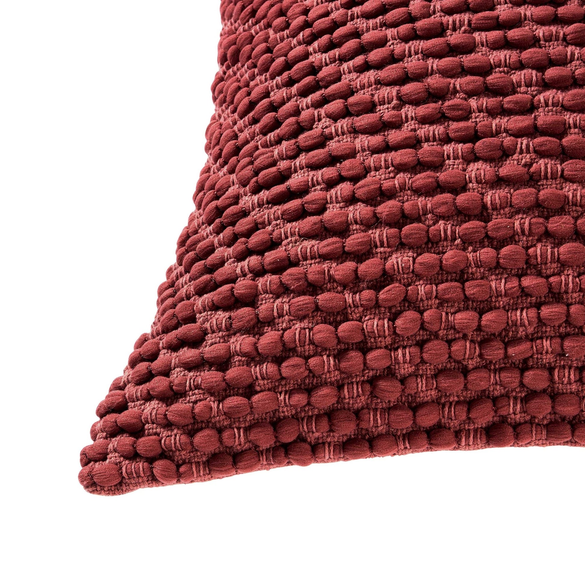 Bobble Loop Sofa Cushion Cover - Rust - DUSK