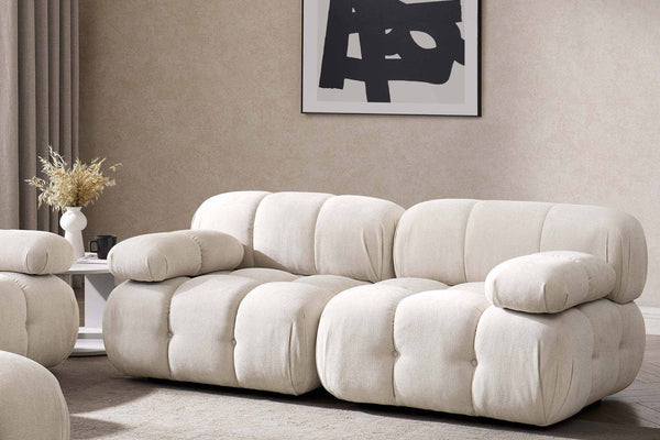 Bondi 2 Seater Sofa - Ivory - DUSK