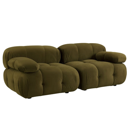 Bondi 2 Seater Sofa - Rich Green - DUSK