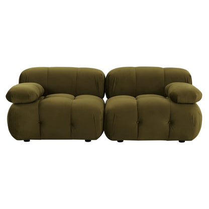 Bondi 2 Seater Sofa - Rich Green - DUSK