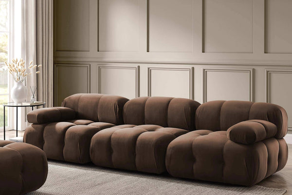 Bondi 3 Seater Sofa - Cappuccino - DUSK