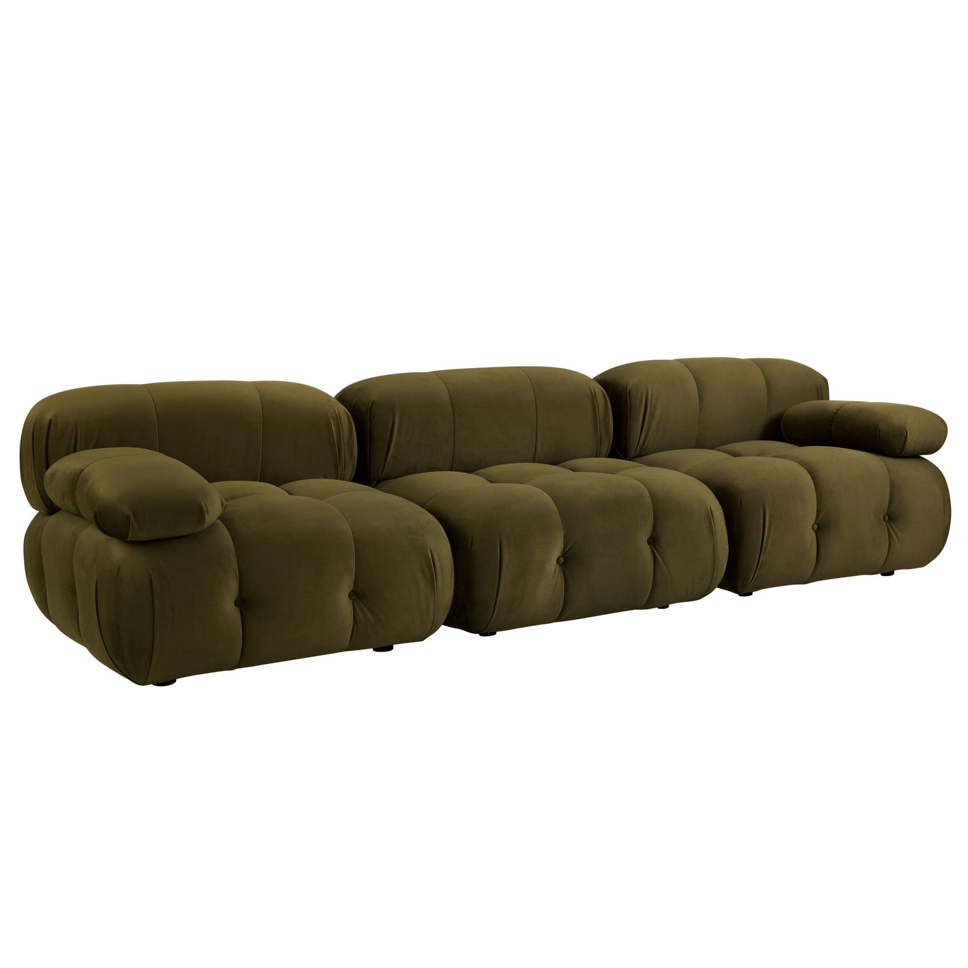 Bondi 3 Seater Sofa Rich Green - DUSK