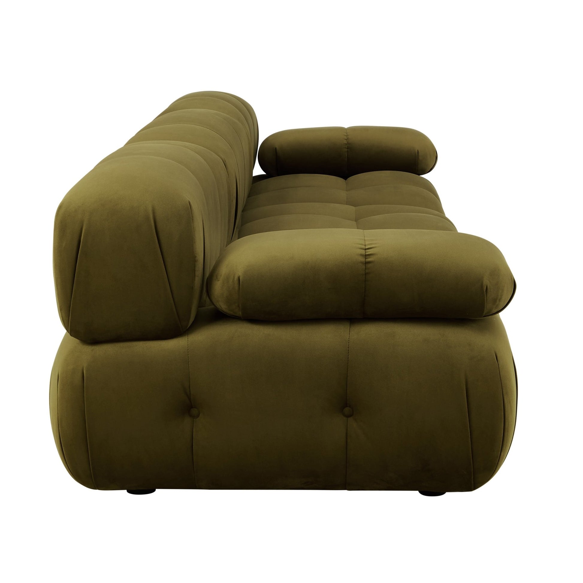 Bondi 3 Seater Sofa Rich Green - DUSK