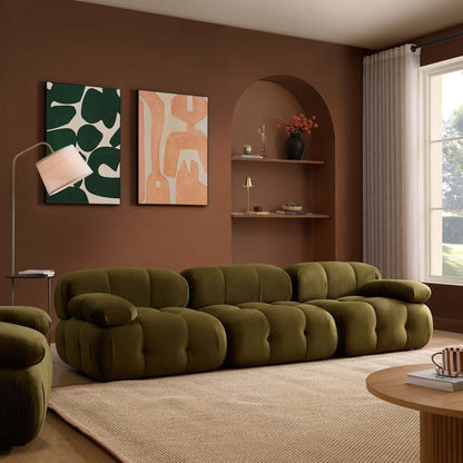 Bondi 3 Seater Sofa Rich Green - DUSK