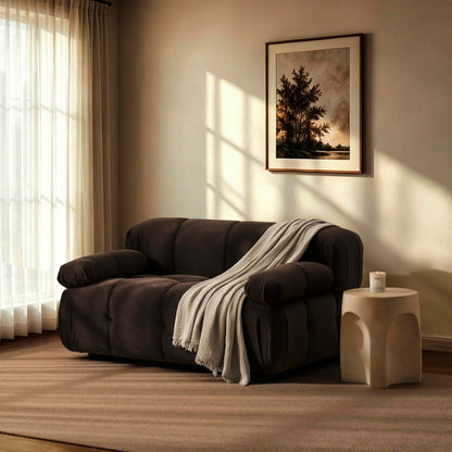 Bondi Compact 2 Seater Sofa - Cappuccino - DUSK