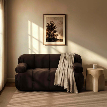 Bondi Compact 2 Seater Sofa - Cappuccino - DUSK