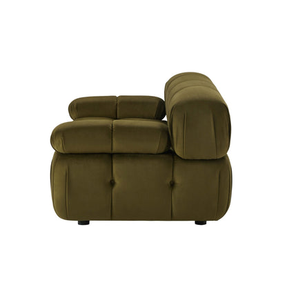 Bondi Compact 2 Seater Sofa - Rich Green - DUSK