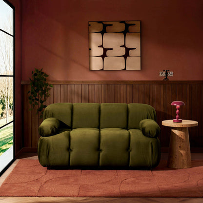 Bondi Compact 2 Seater Sofa - Rich Green - DUSK