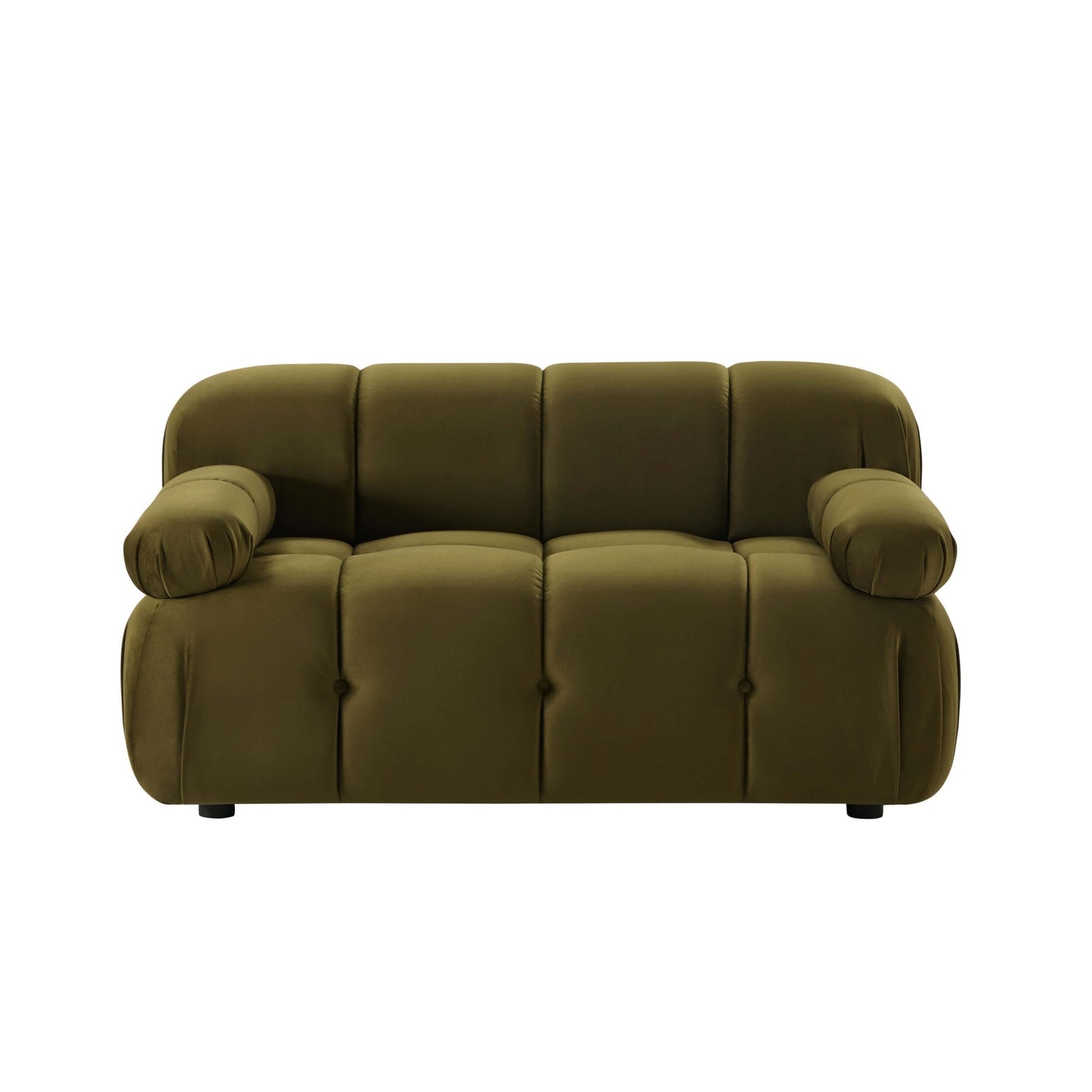 Bondi Compact 2 Seater Sofa - Rich Green - DUSK