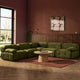 Bondi Large Left Hand Corner Sofa - Rich Green - DUSK