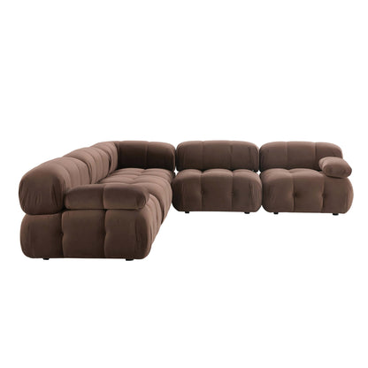 Bondi Large Right Hand Corner Sofa - Cappuccino - DUSK