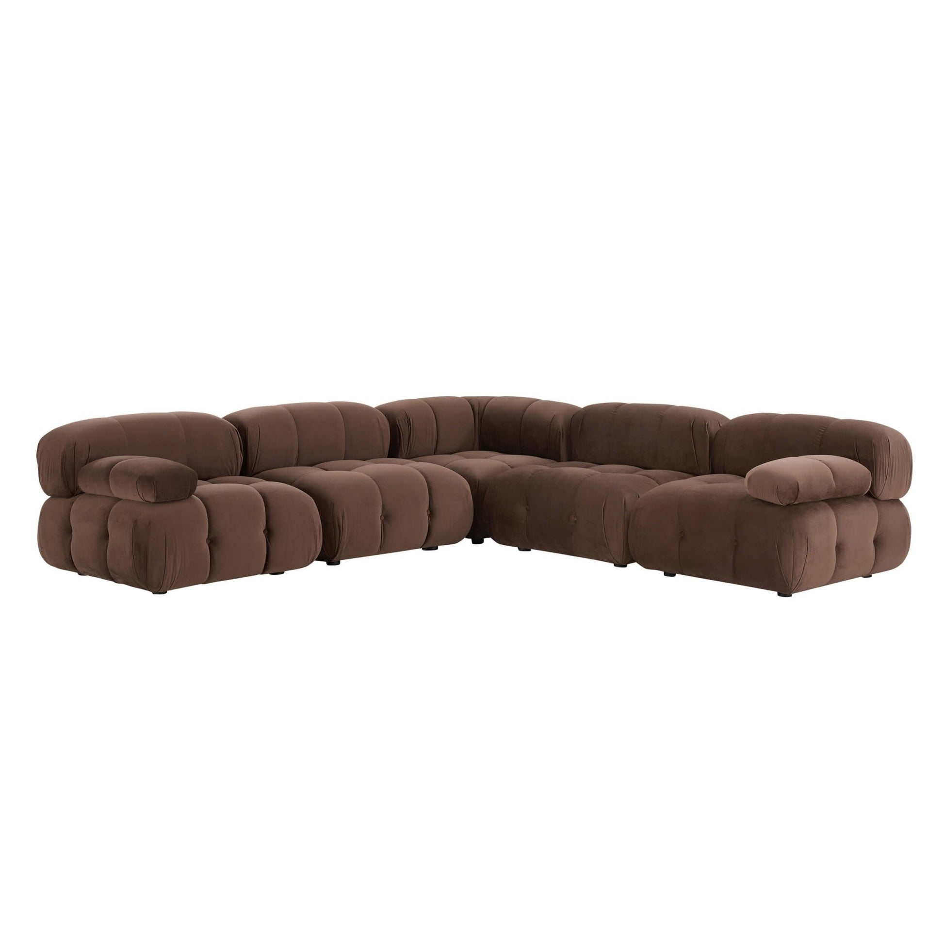 Bondi Large Right Hand Corner Sofa - Cappuccino - DUSK