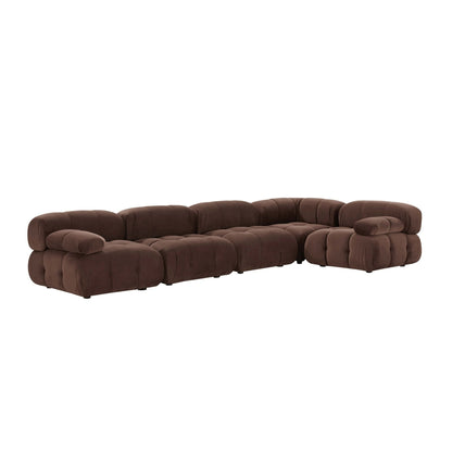 Bondi Large Right Hand L Shape Sofa - Cappuccino - DUSK
