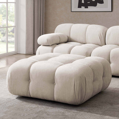 Bondi Pouffe - Ivory - DUSK