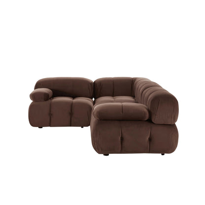 Bondi Small Corner Sofa - Cappuccino - DUSK
