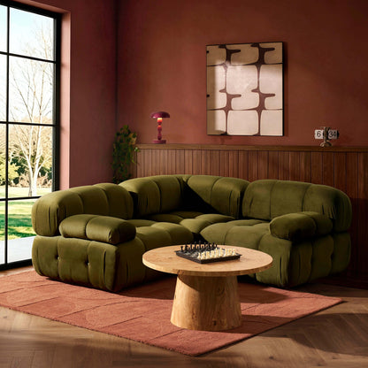 Bondi Small Corner Sofa - Rich Green - DUSK