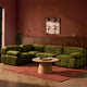 Bondi Small Left Hand L Shape Sofa - Rich Green - DUSK