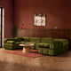 Bondi U Shape Sofa - Rich Green - DUSK