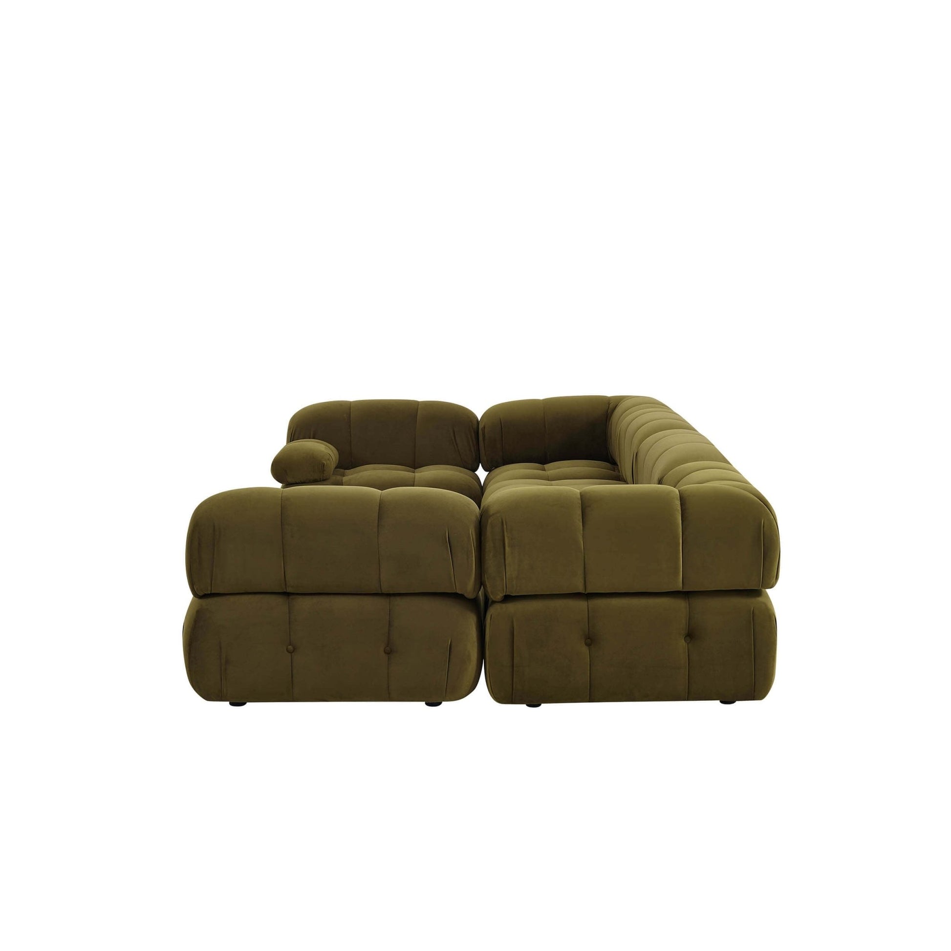 Bondi U Shape Sofa - Rich Green - DUSK