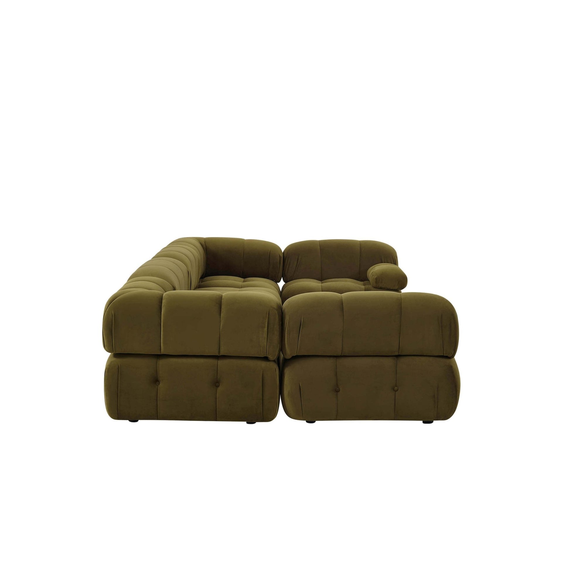 Bondi U Shape Sofa - Rich Green - DUSK