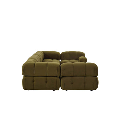 Bondi U Shape Sofa - Rich Green - DUSK
