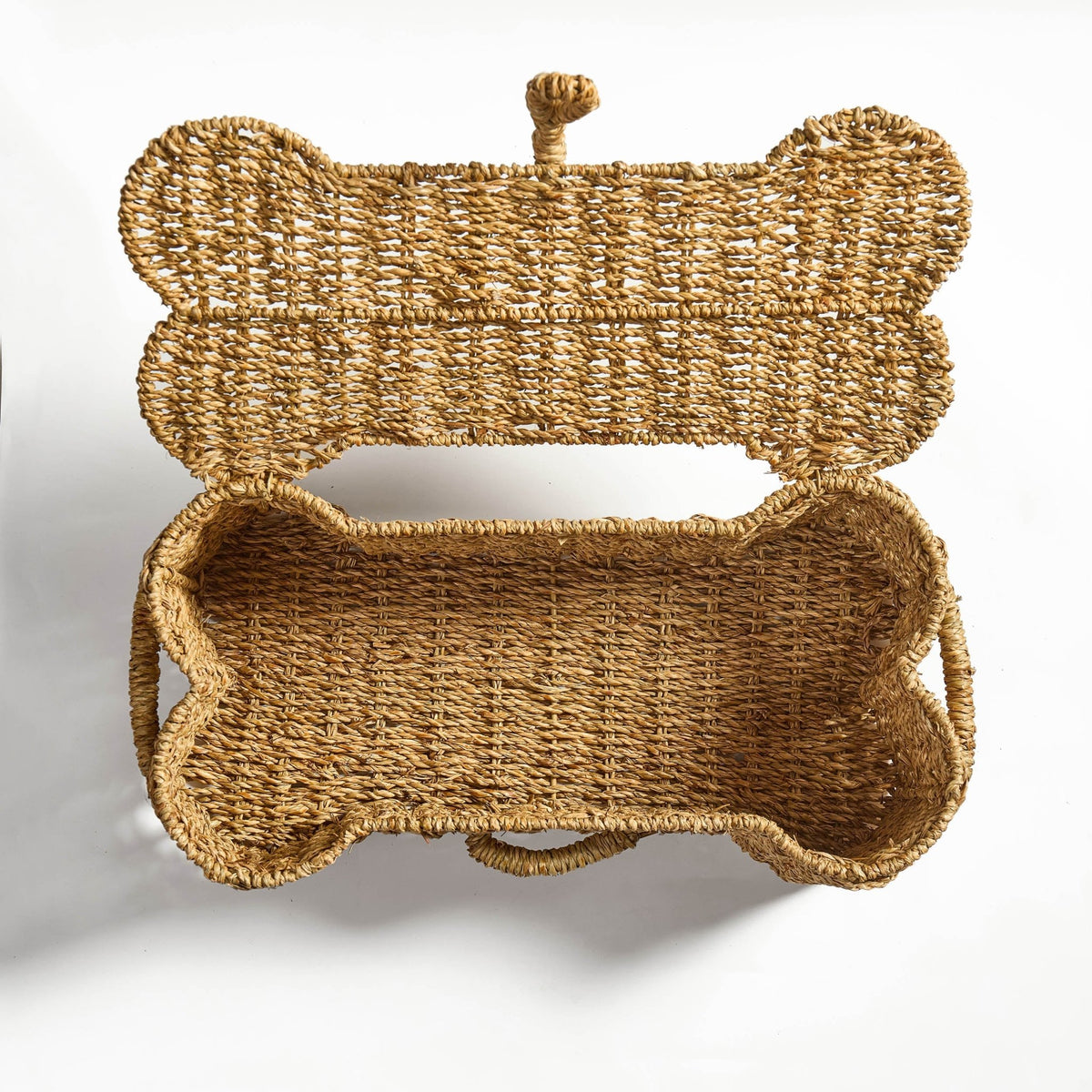 Bone Seagrass Storage Basket - Natural - DUSK