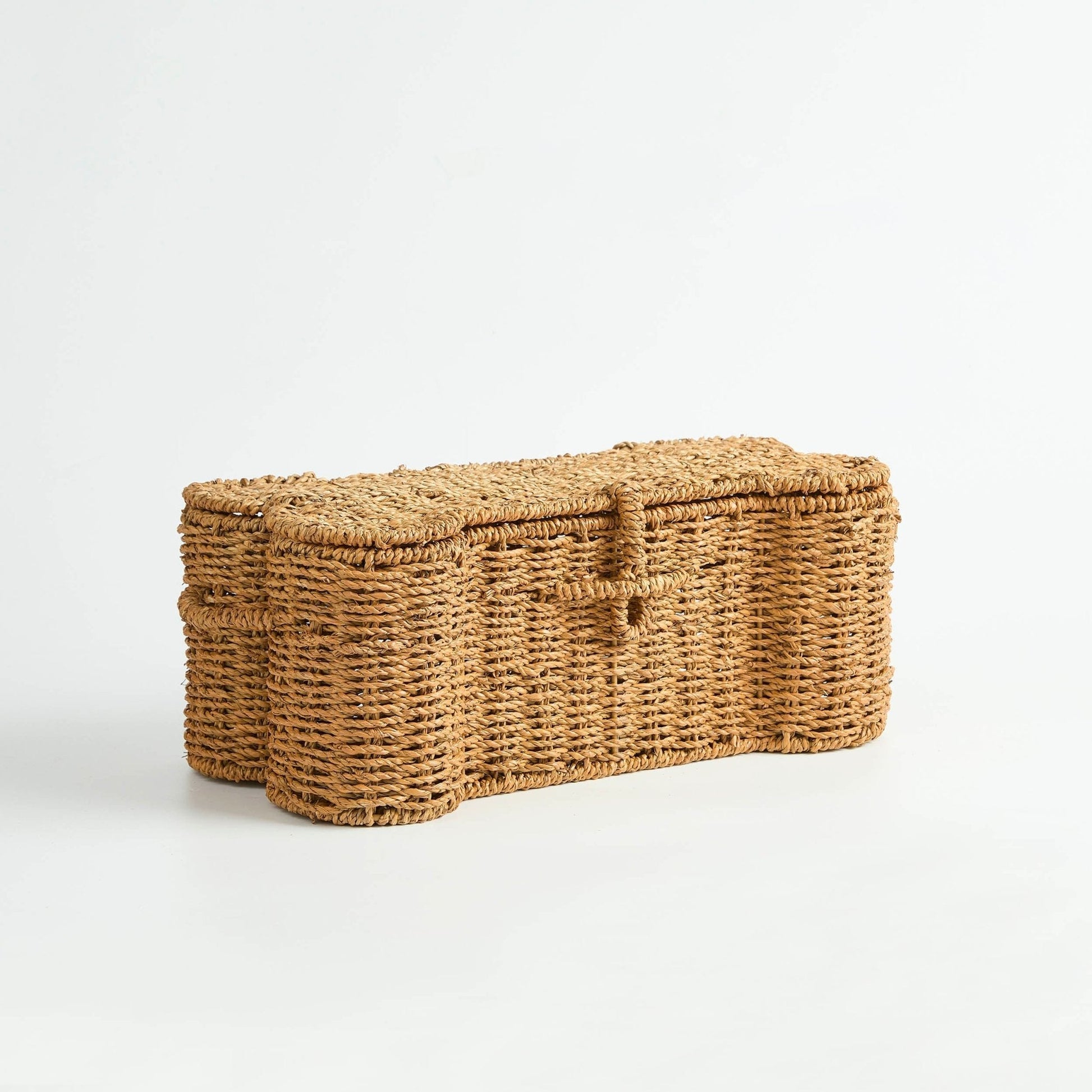 Bone Seagrass Storage Basket - Natural - DUSK