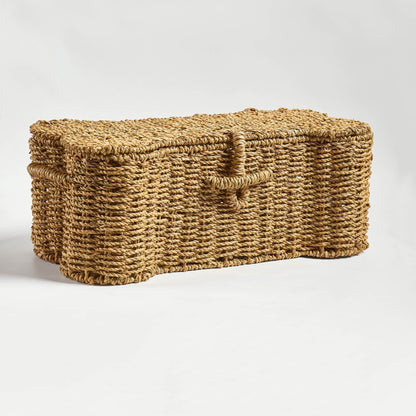 Bone Seagrass Storage Basket - Natural - DUSK