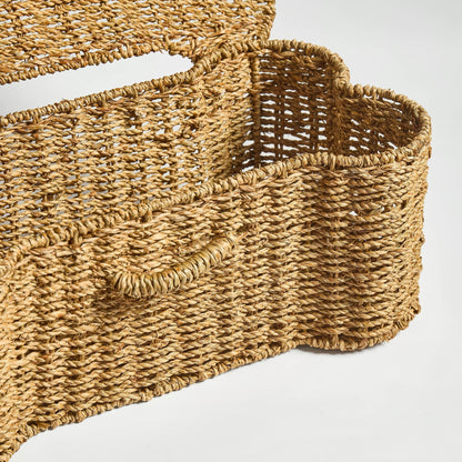 Bone Seagrass Storage Basket - Natural - DUSK