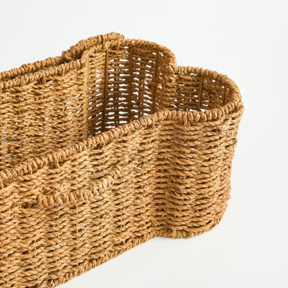 Bone Seagrass Storage Basket - Natural - DUSK