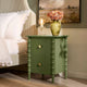 Bonnie 2 Drawer Bedside Table - Olive - DUSK