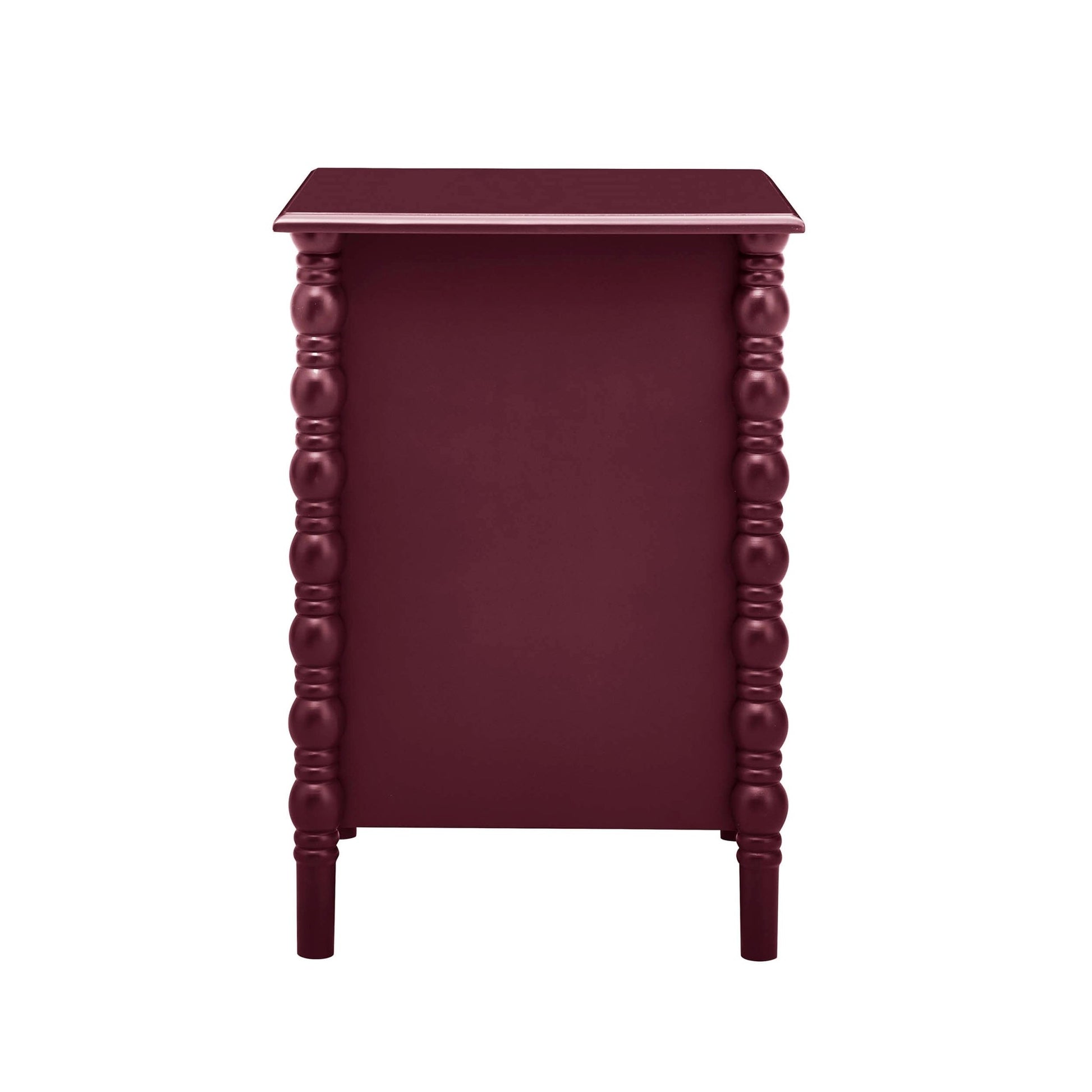 Bonnie 2 Drawer Bedside Table - Tawny Port - DUSK
