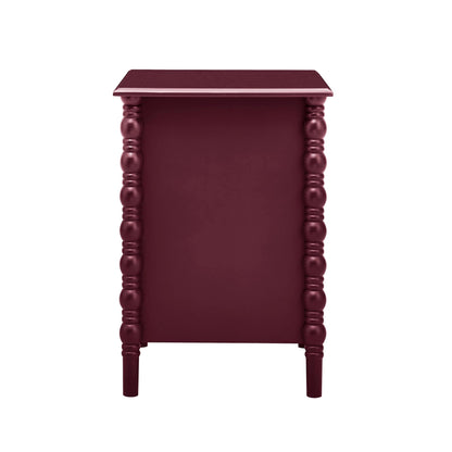 Bonnie 2 Drawer Bedside Table - Tawny Port - DUSK