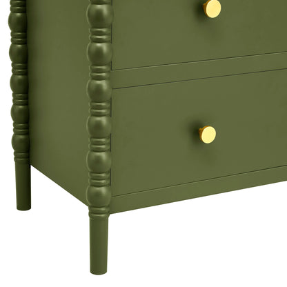 Bonnie 3 Drawer Chest - Olive - DUSK