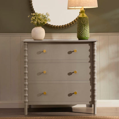 Bonnie 3 Drawer Chest - Taupe - DUSK