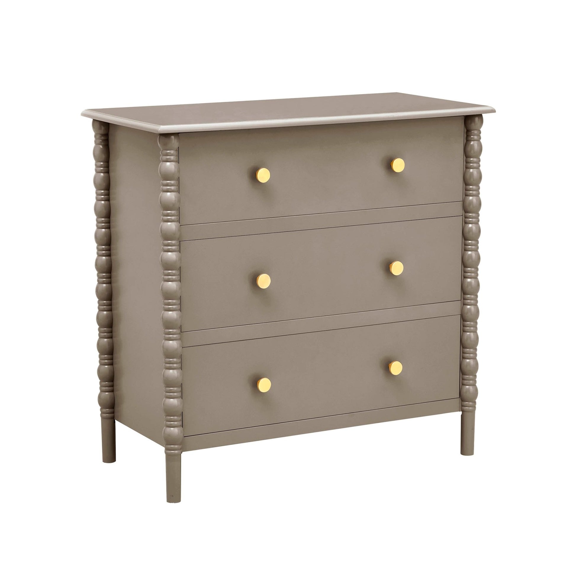 Bonnie 3 Drawer Chest - Taupe - DUSK