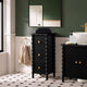 Bonnie Bathroom 3 Drawer Chest - Black - DUSK
