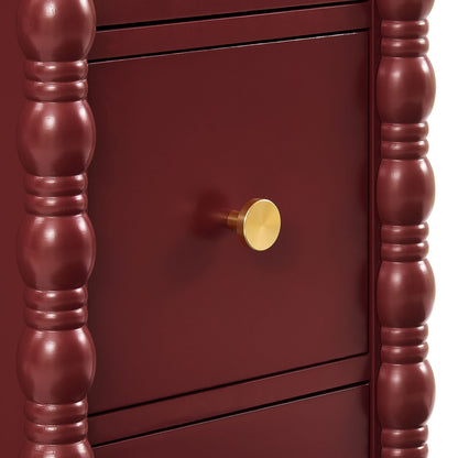 Bonnie Bathroom 3 Drawer Chest - Wine - DUSK