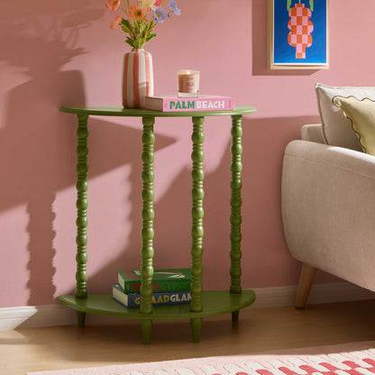 Bonnie Bobbin Console Table - Olive - DUSK