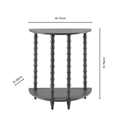 Bonnie Bobbin Console Table - Vibrant Yellow - DUSK