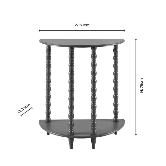 Bonnie Bobbin Console Table - Vibrant Yellow - DUSK