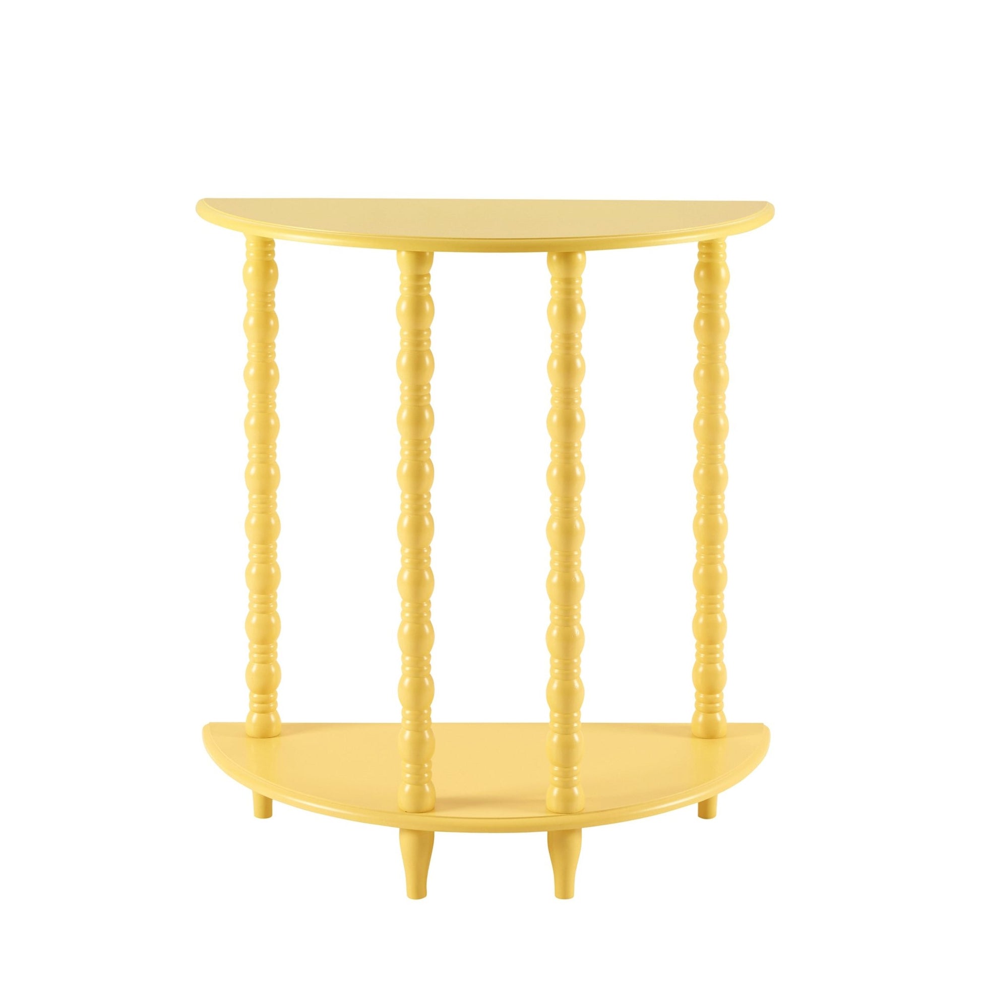 Bonnie Bobbin Console Table - Vibrant Yellow - DUSK