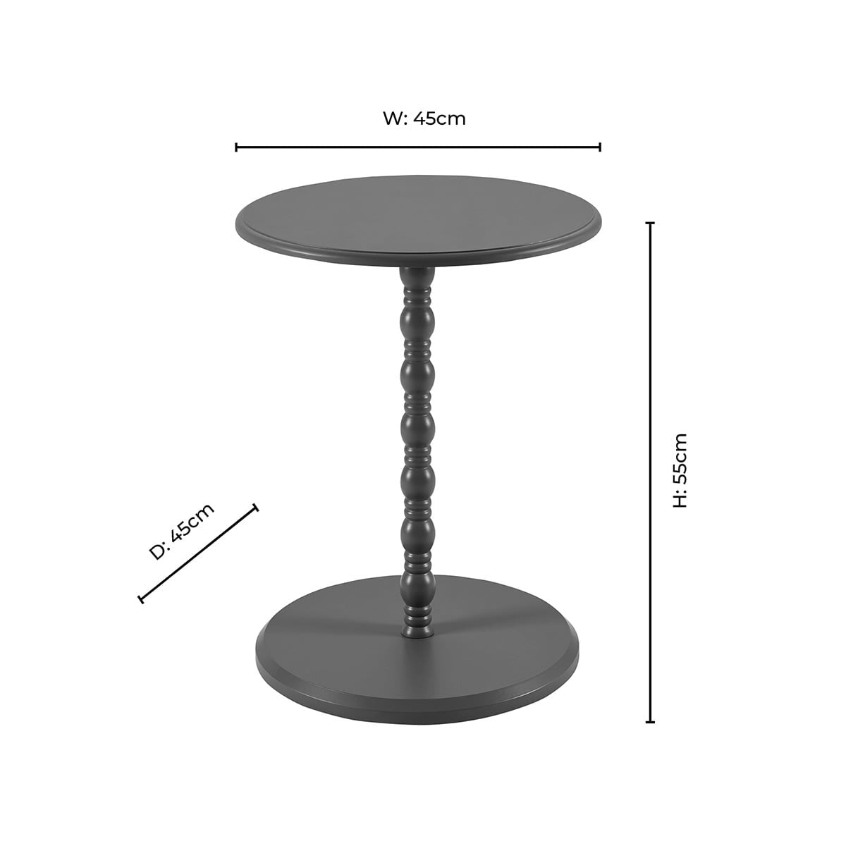 Bonnie Bobbin Side Table - Vibrant Yellow - DUSK